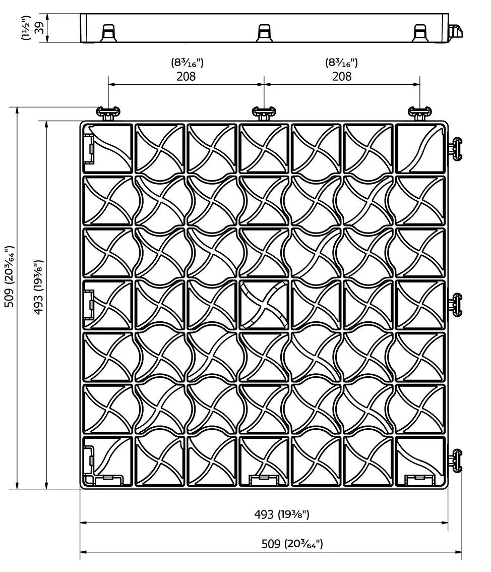 Titan Permeable Paver Gravel Grids technical information